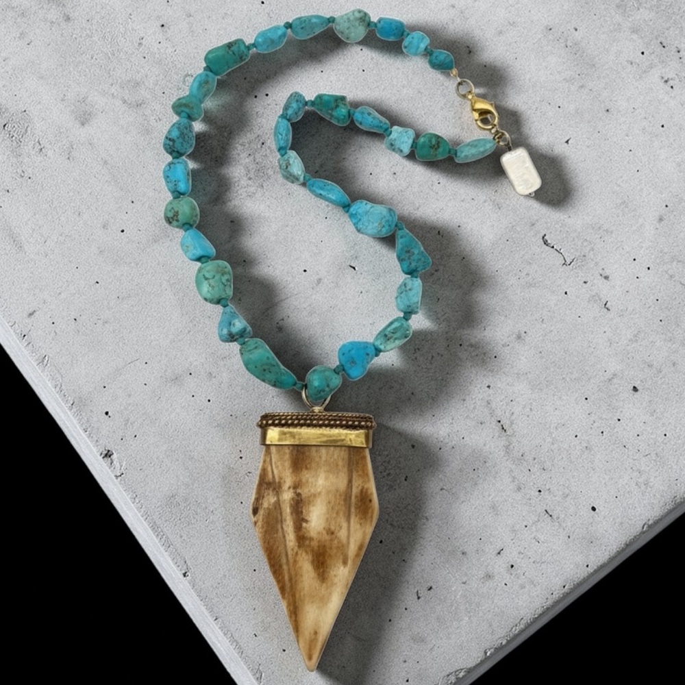Vintage Genuine Turquoise Necklace